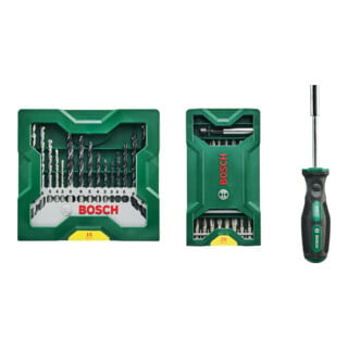 Bosch 25+15+1 Mini-X-Line Set plus Griff