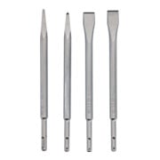 Bosch 4-teiliges Meißelset mit SDS plus Aufnahme, 2x Spitzmeißel + 2x Flachmeißel
