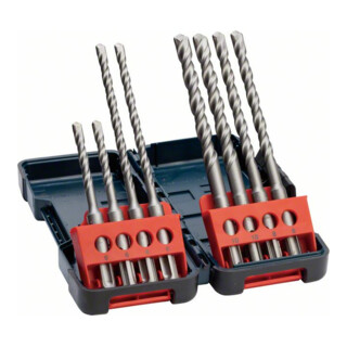 Bosch 8-tlg. Hammerbohrer-Set SDS plus-3, Tough Box