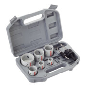 Bosch 9‑tlg. HSS Bi-Metall-Lochsägen-Set für Elektriker, 20–68 mm