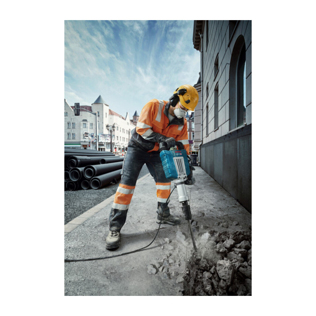 Bosch Abbruchhammer GSH 14 C im Handwerkerkoffer