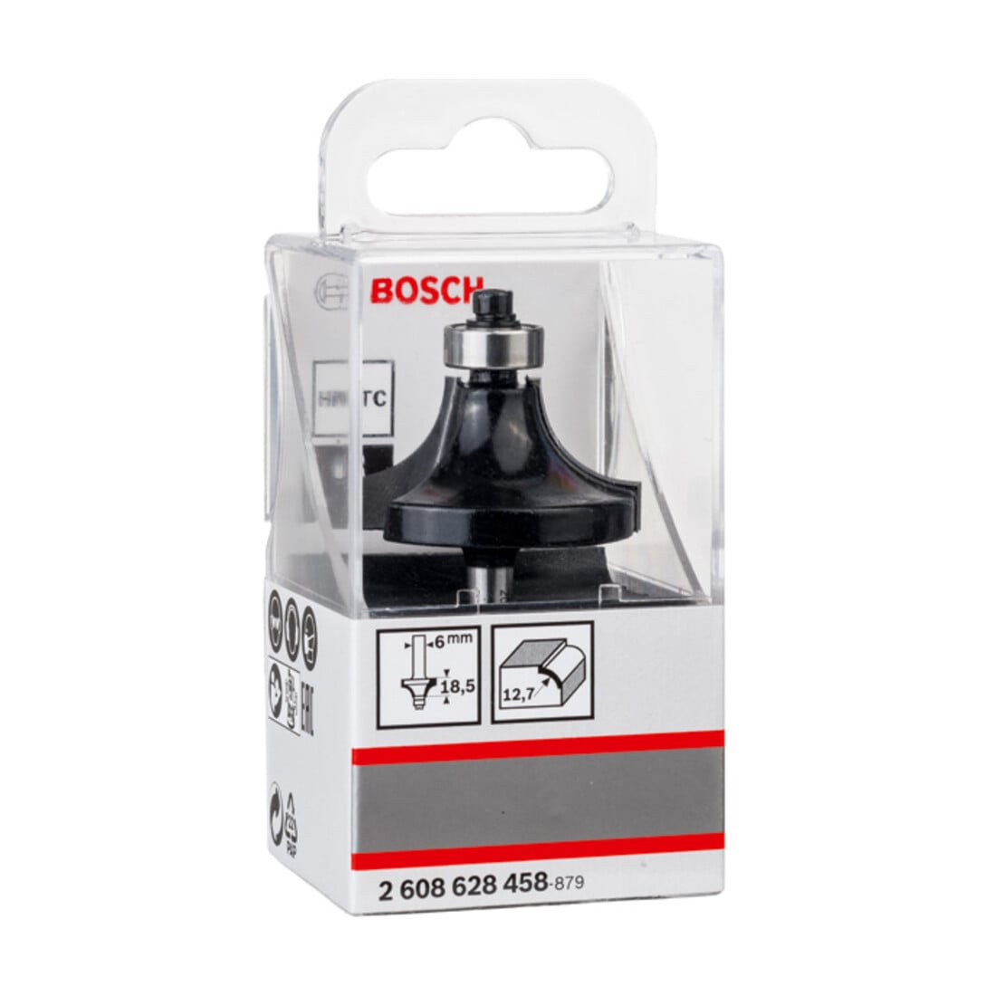 Bosch Abrundfräser 6 mm R1 12,7 mm D 38,1 mm L 18,6 mm G 60 mm