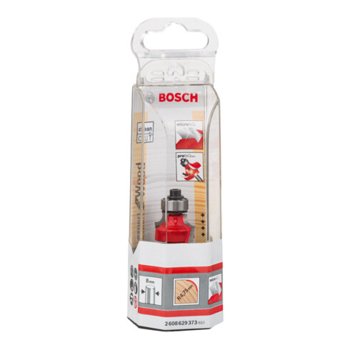 Bosch Abrundfräser Expert for Wood 8 mm D 22,2 mm R1 4,75 mm L 13,2 mm G 55 mm