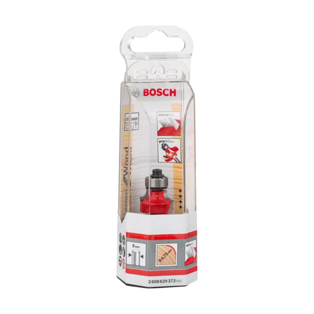 Bosch Abrundfräser Expert for Wood 8 mm D 22,2 mm R1 4,75 mm L 13,2 mm G 55 mm