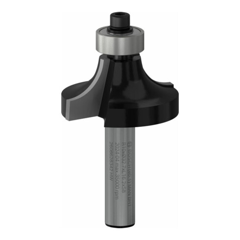 Bosch Abrundfräser Standard for Wood 8 mm R1 10 mm L 16,5 mm G 57 mm