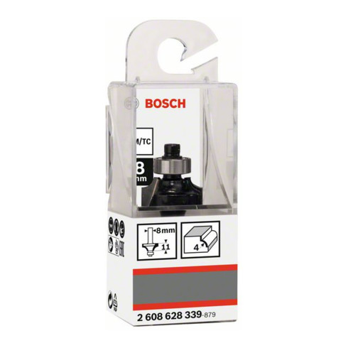 Bosch Abrundfräser Standard for Wood 8 mm R1 4 mm L 10,5 mm G 53 mm