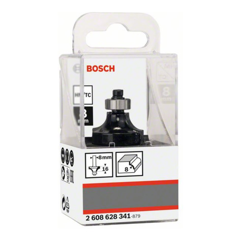 Bosch Abrundfräser Standard for Wood 8 mm R1 8 mm L 15,2 mm G 53 mm