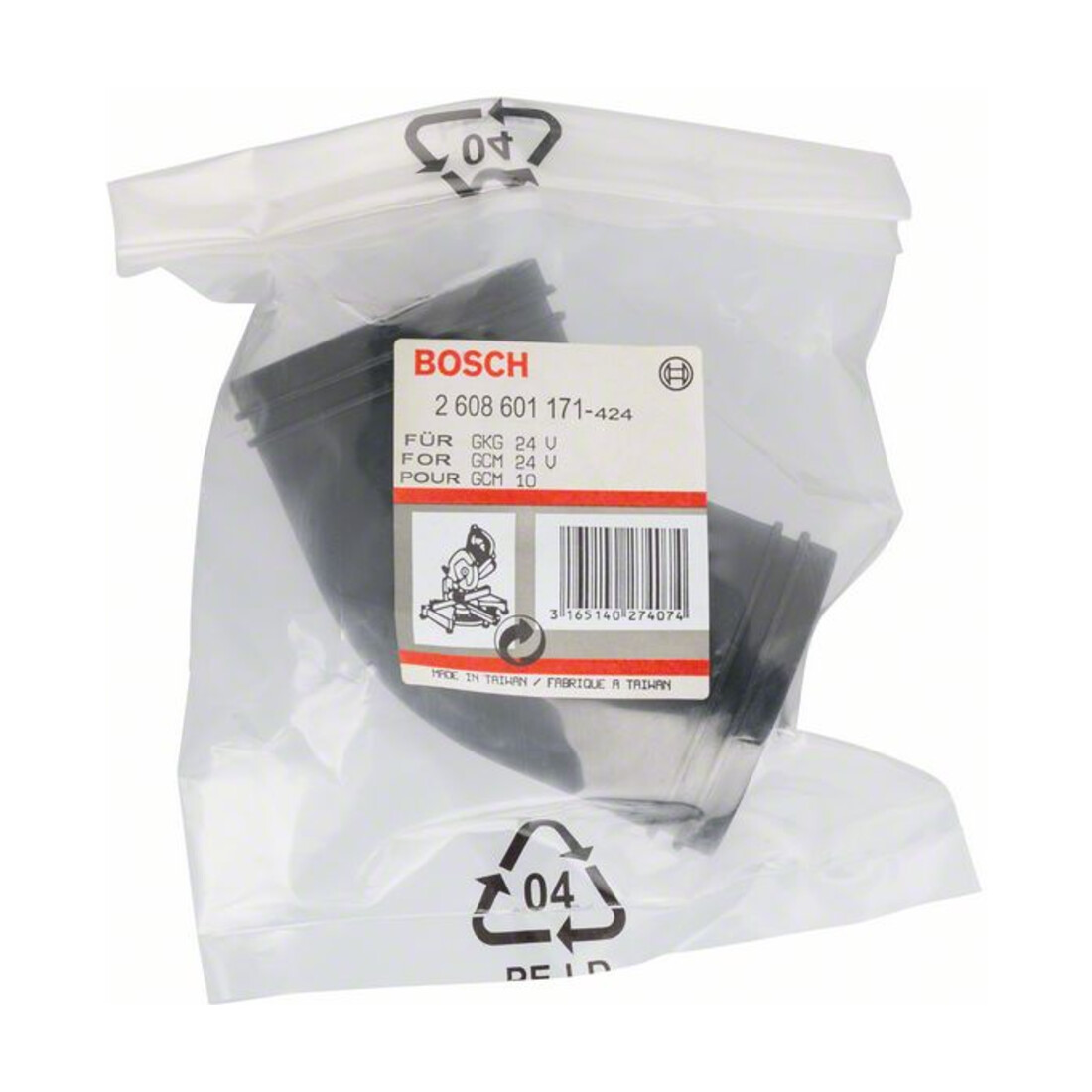 Bosch Absaugadapter für GKG 24 V GCM 10