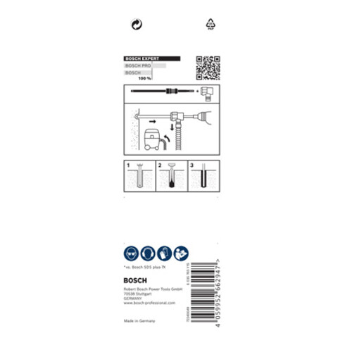 Bosch EXPERT SDS Clean plus-8X Hammerbohrer, 10 x 100 x 225 mm
