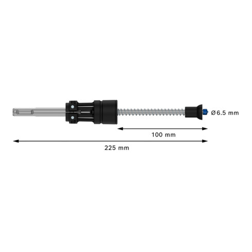 Bosch EXPERT SDS Clean plus-8X Hammerbohrer, 6,5 x 100 x 225 mm