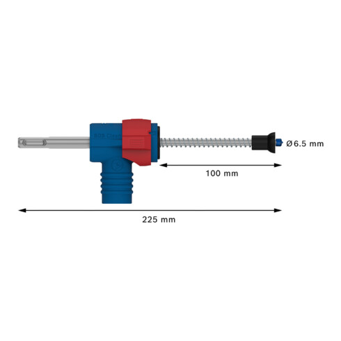 Bosch EXPERT SDS Clean plus-8X Hammerbohrer-Set 6,5 x 100 x 225 mm