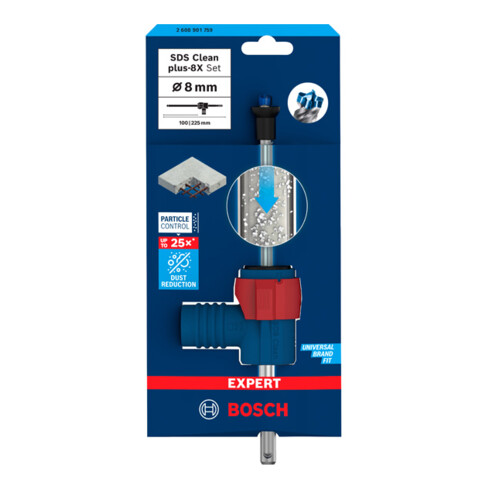 Bosch EXPERT SDS Clean plus-8X Hammerbohrer-Set 8 x 100 x 225 mm