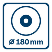 Bosch Accessoires système pour grandes meuleuses d’angle GDE 180-CG-4