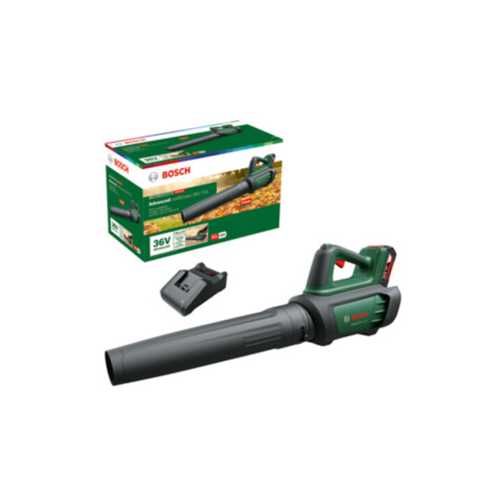Bosch Accu Bladblazer AdvancedLeafBlower 36V-750, 1 accu, oplader