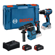 Bosch Accu-boormachine GSR 18V-65 + Boorhamer GBH 18V-26 2x5,0Ah XL-BOXX GAL 12V/18V-80-1