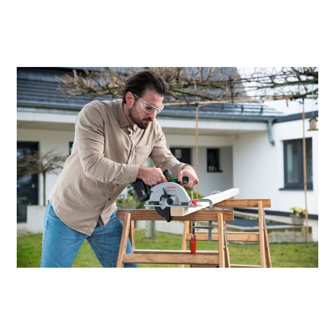 Bosch Accu-cirkelzaag EasyCirc 18V-48