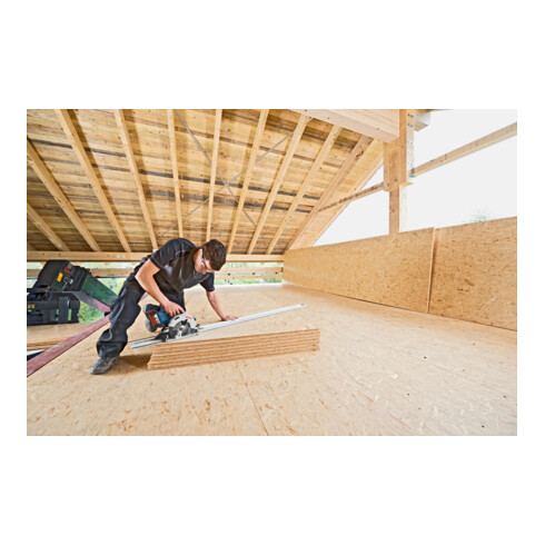 Bosch accu-cirkelzaag GKS 18V-57 G soloversie L-BOXX