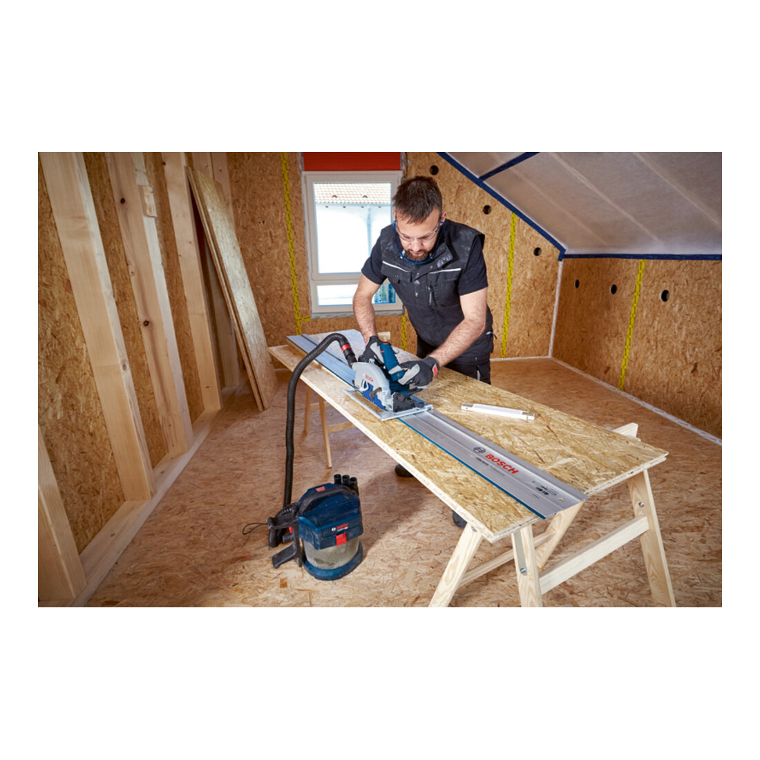 Bosch Accu-cirkelzaag GKS 18V-68 G in L-BOXX