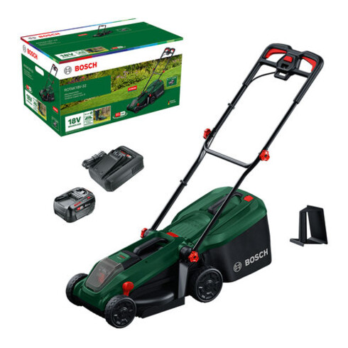 Bosch Accu-grasmaaier Rotak 18V-32, 1x accu PBA 18V 4.0Ah
