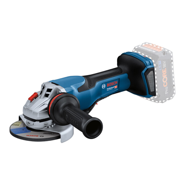 Bosch Accu-haakse slijper BITURBO GWS 18V-15 P