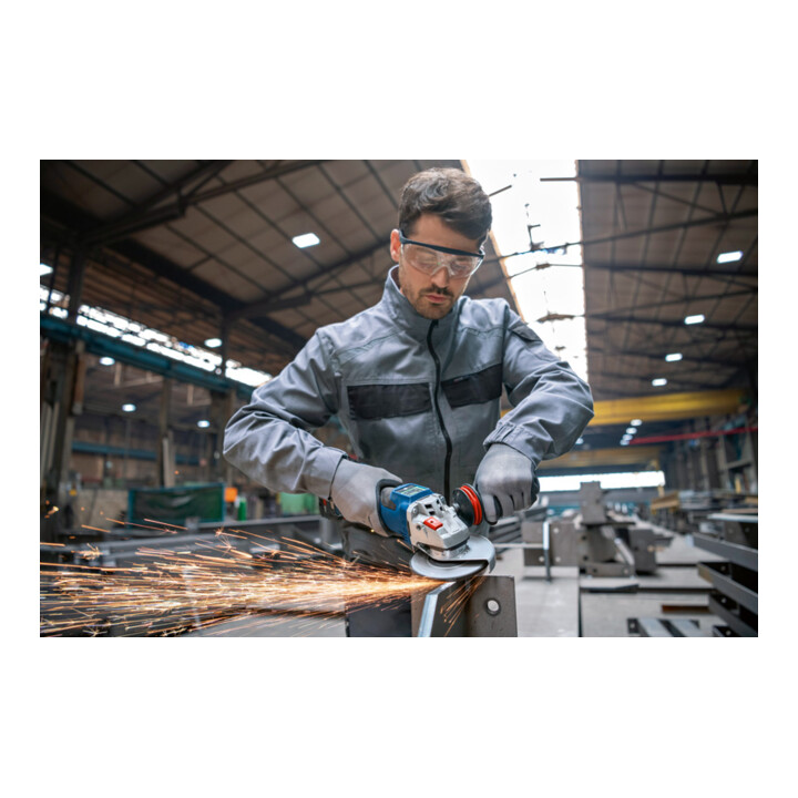 Bosch Accu-haakse slijper BITURBO GWS 18V-15 PSC, solo, L-BOXX