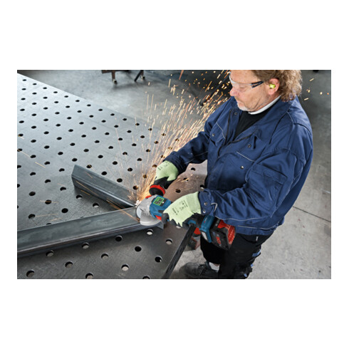 Bosch accu haakse slijper bitURBO GWS 18V-15 SC, soloversie, L-BOXX, GCY 42