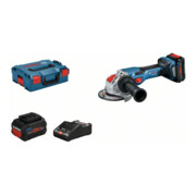 Bosch accu haakse slijper bitURBO met X-LOCK GWX 18V-15 C, 2 x accu, snellader-1