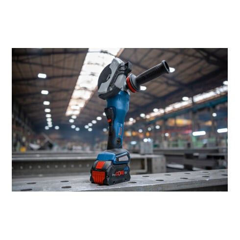Bosch Accu-haakse slijper BITURBO met X-LOCK GWX 18V-15 PSC