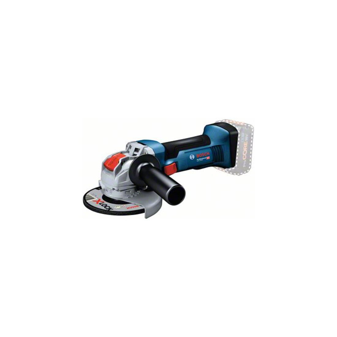 Bosch accu haakse slijper GWX 18V-8 soloversie