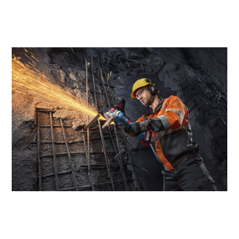 Bosch Accu-haakse slijper met X-LOCK GWX18V-11PS