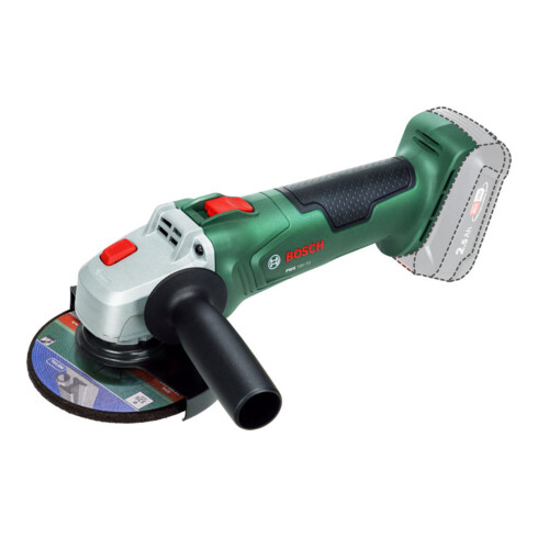 Bosch Accu-haakse slijper PWS 18V-70 met slijpschijf