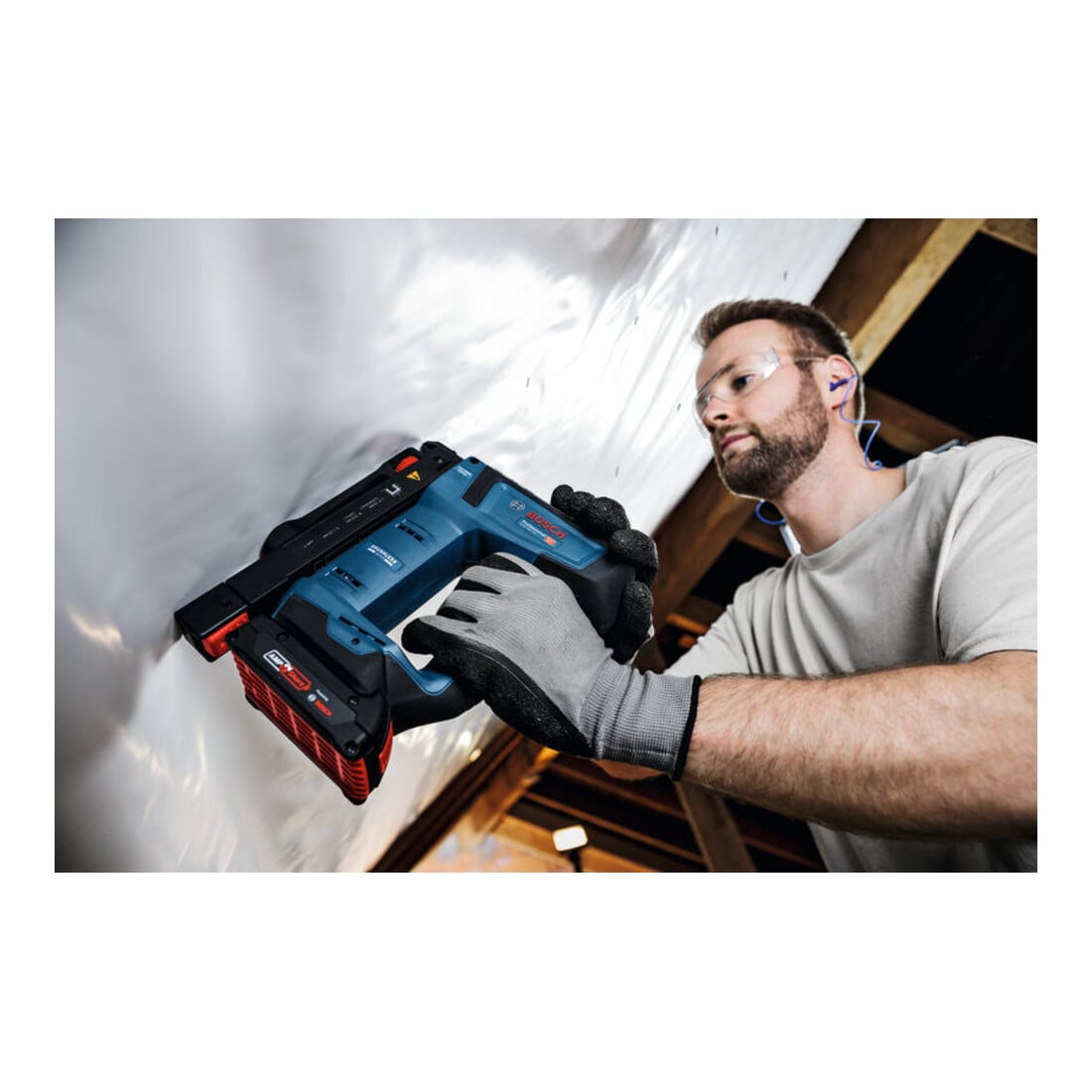 Bosch Accu-houtklemmenmachine GTH 18V-14 in L-BOXX (solo; L)