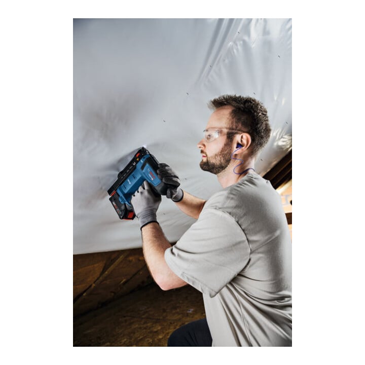 Bosch Accu-houtklemmenmachine GTH 18V-14 in L-BOXX (solo; L)