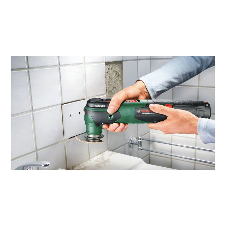 Bosch accu-multitalent UniversalMulti 12, met 1 x PBA 12V 2,5 Ah accu