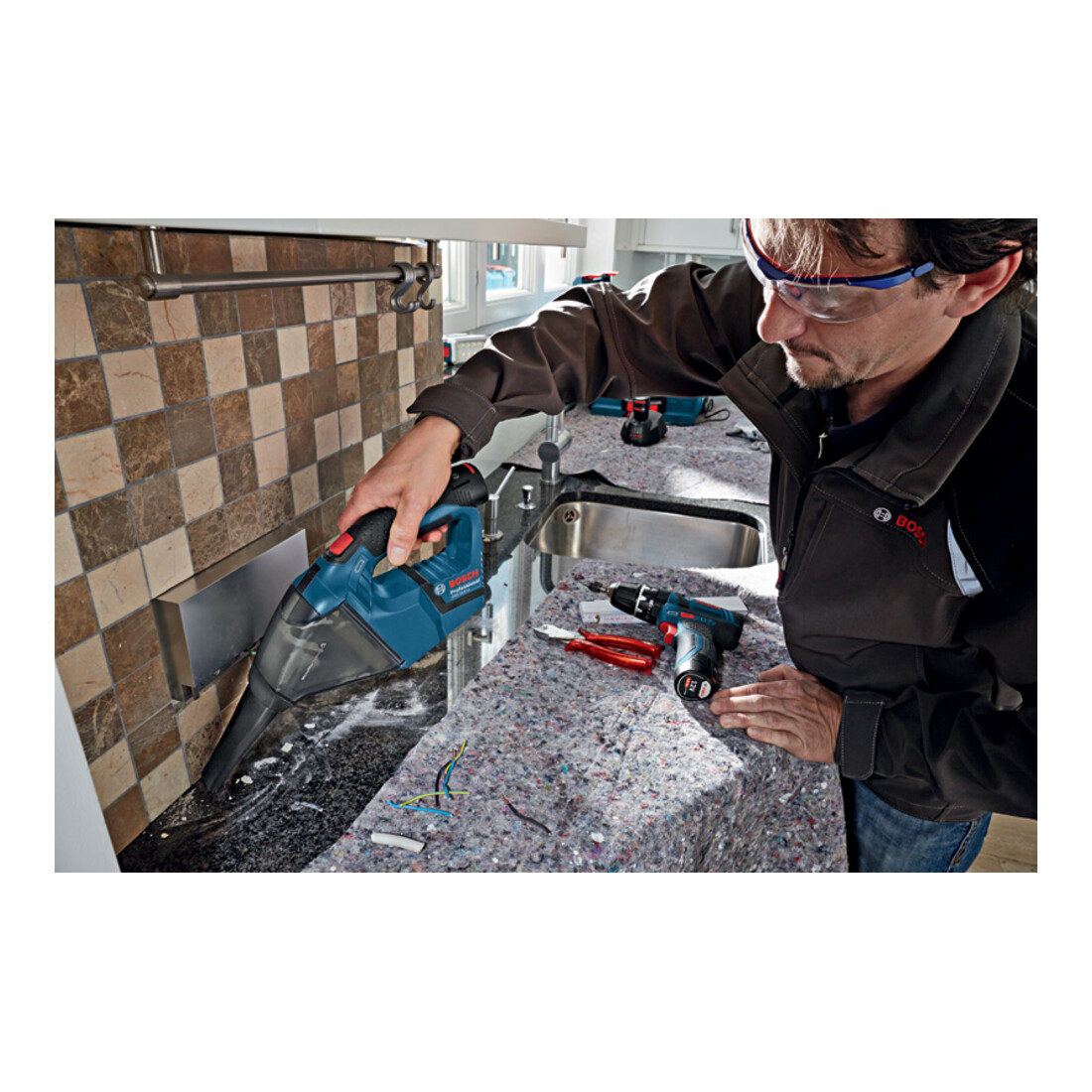 Bosch accu stofzuiger GAS 12V soloversie L-BOXX