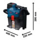 Bosch Accu-stofzuiger GAS18V-6LS