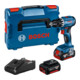 Bosch Accuboormachine GSR 18V-45, 2 accu's GBA 18V 3.0Ah, lader en L-BOXX-2