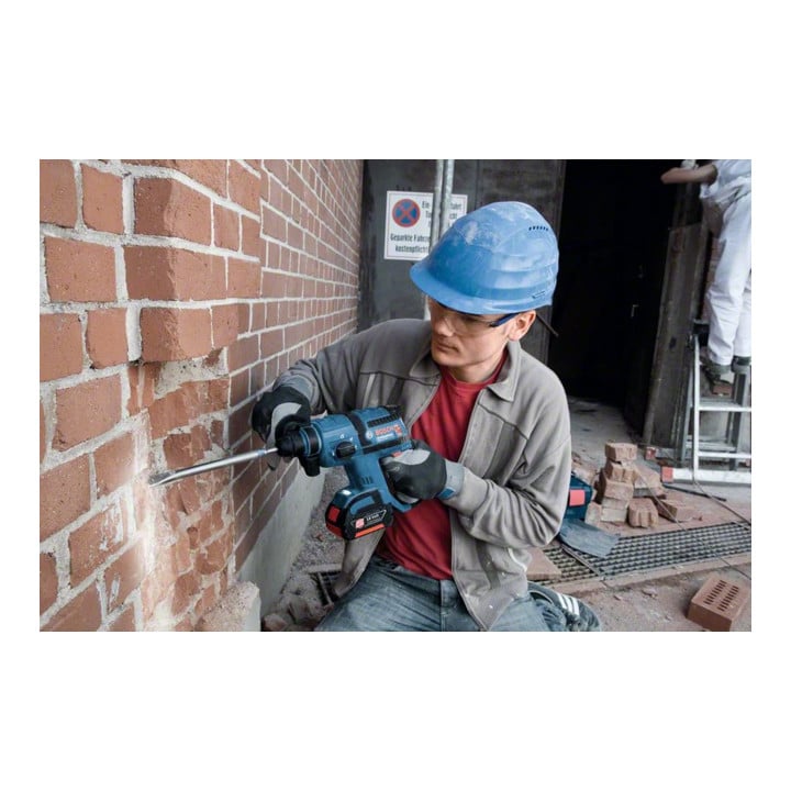 Bosch accuklopboormachine met SDS plus GBH 18 V-EC soloversie L-BOXX