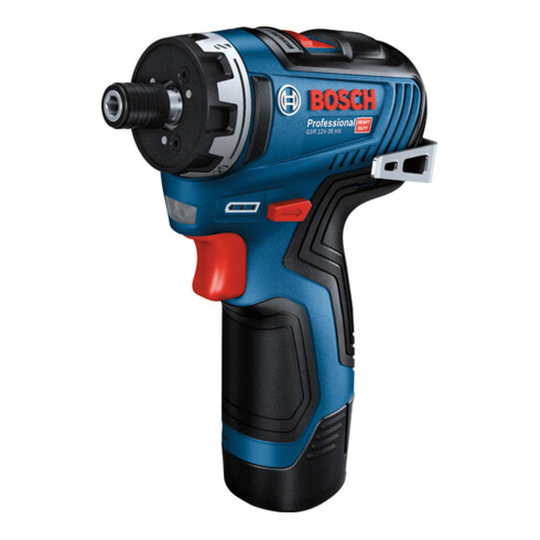 Bosch accuschroevendraaier GSR 12V-35 HX: 2 x oplaadbare accu GBA 12V 3.0Ah, snellader