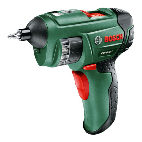 Bosch accuschroevendraaier lithium-ion PSR Select, met micro USB kabel, netadapter