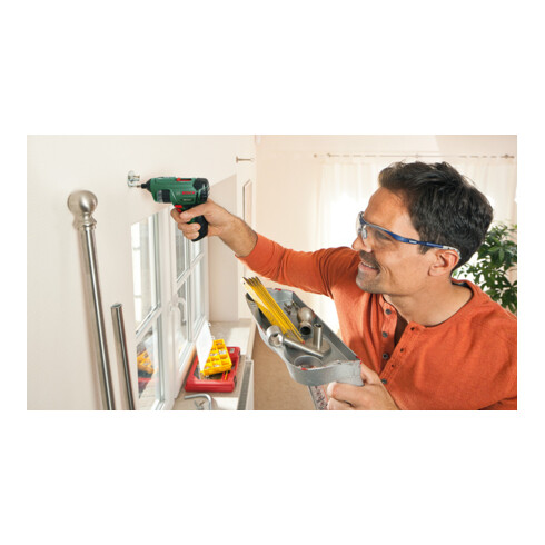 Bosch accuschroevendraaier lithium-ion PSR Select, met micro USB kabel, netadapter