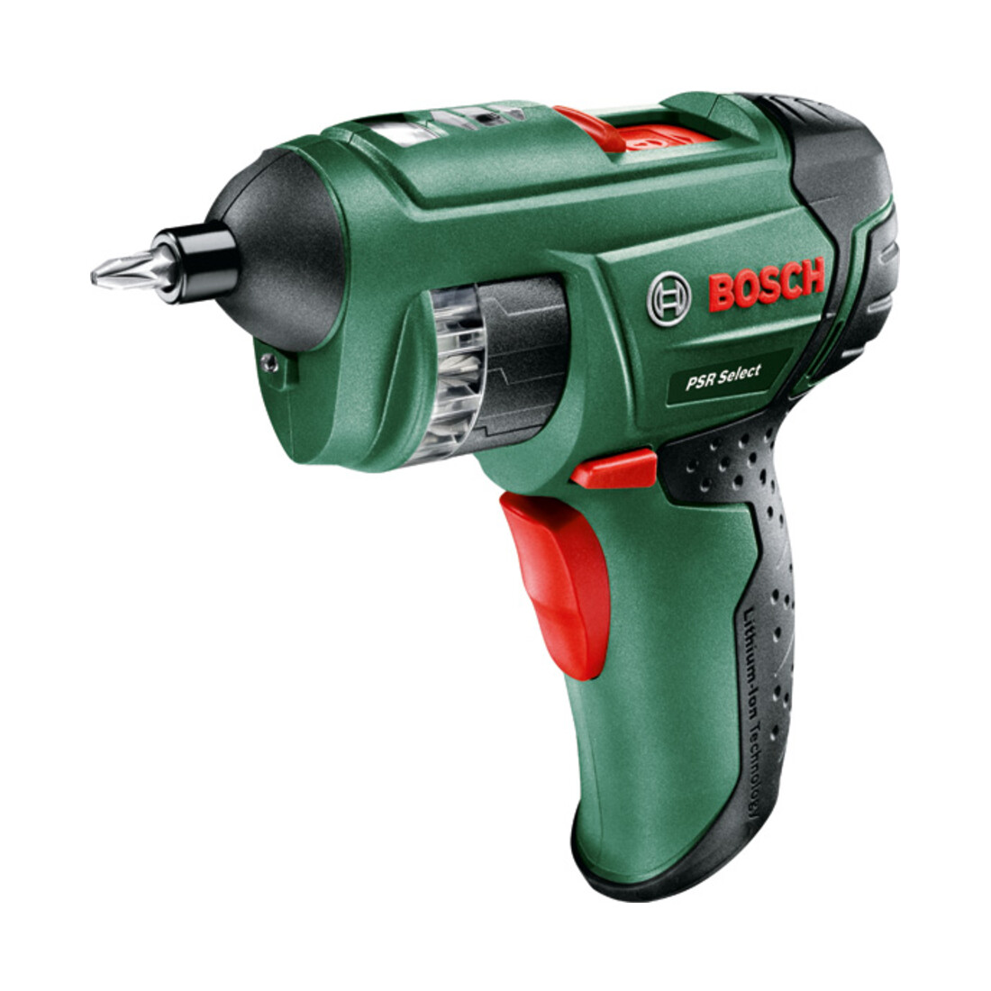 Bosch accuschroevendraaier lithium-ion PSR Select, met micro USB kabel, netadapter
