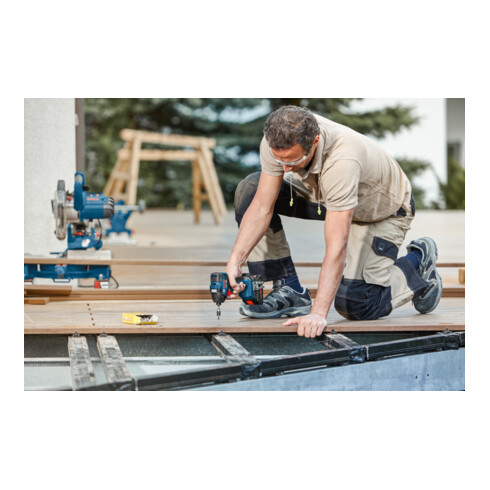 Bosch accuslagmoersleutel GDR B861718V-200 met 2x oplaadbare accu GBA 18V 4.0Ah in L-koffer
