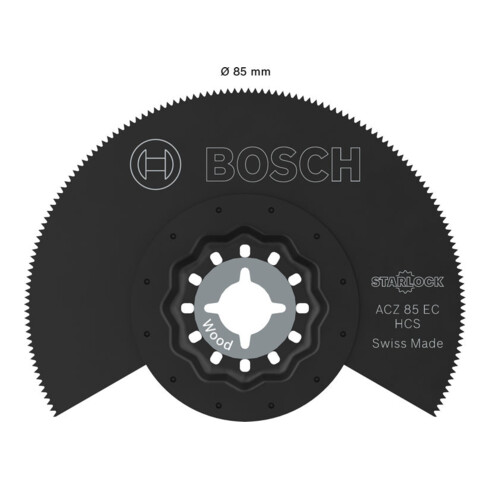 Bosch ACZ 85 EC Holz Segmentsägeblatt, Starlock, 85 mm