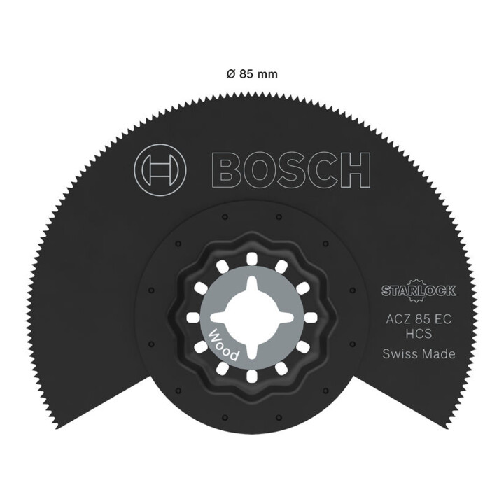 Bosch ACZ 85 EC hout segmentzaagblad, Starlock, 85 mm, 10-dlg.