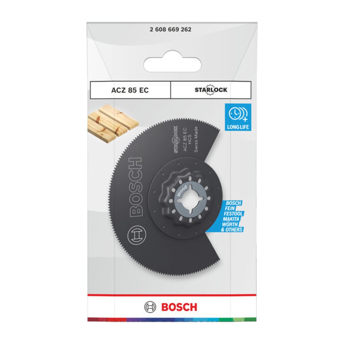 Bosch ACZ 85 EC Hout segmentzaagblad, Starlock, 85 mm