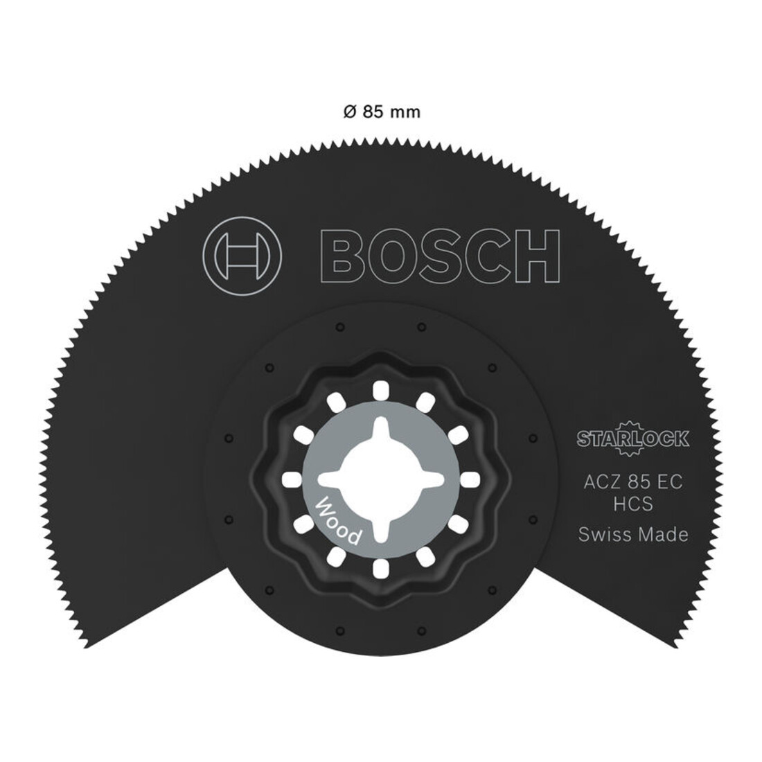 Bosch ACZ 85 EC Hout segmentzaagblad, Starlock, 85 mm