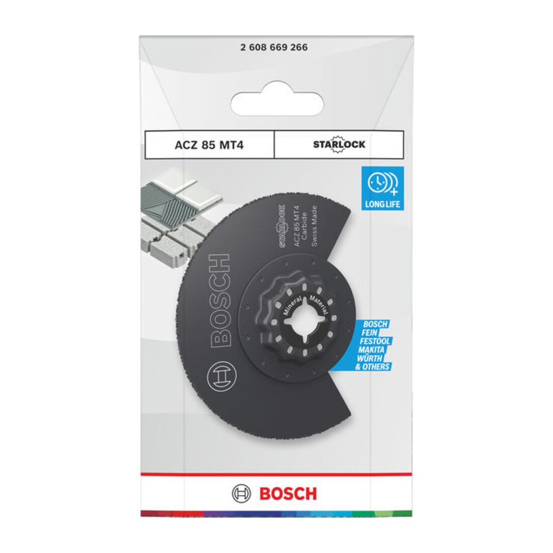 Bosch ACZ 85 MT4 Multi Material Segmentsägeblatt, Starlock, 85 mm