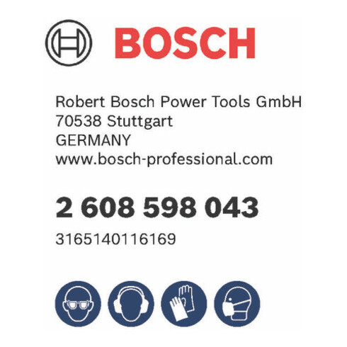Bosch Adapter für Diamantbohrkronen Maschinenseite 1 1/4" UNC Kronenseite G 1/2"