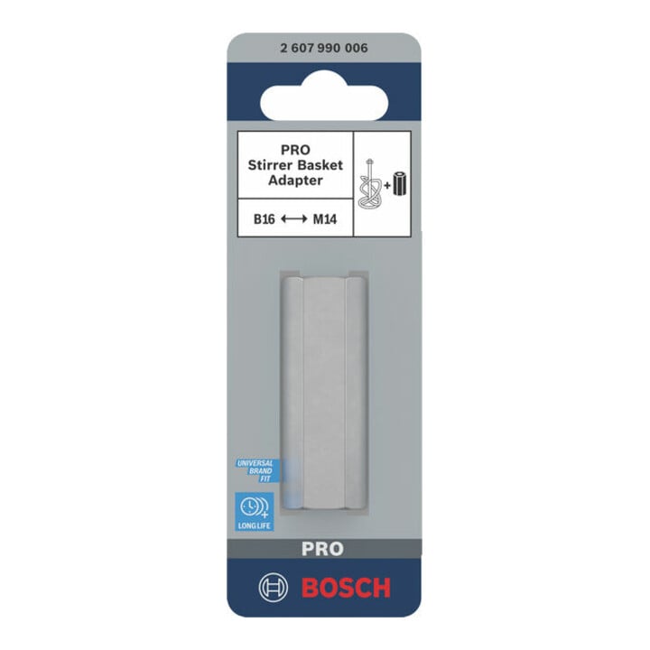 Bosch Adapter für Rührkörbe Länge: 60 mm mit Innenkonus B 16
